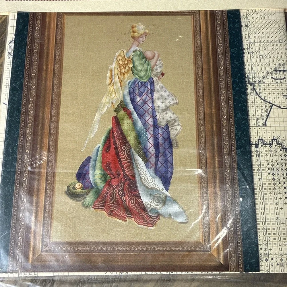 Lavender & Lace LL47‎ In The Arms Of An An Angel Sealed New Cross Stitch Pattern